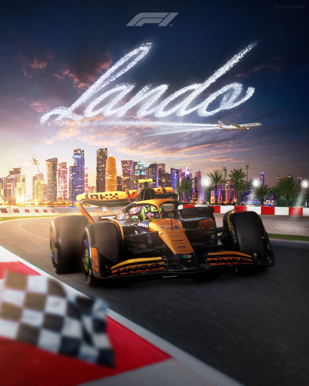 Lando Norris Qatar 2024
