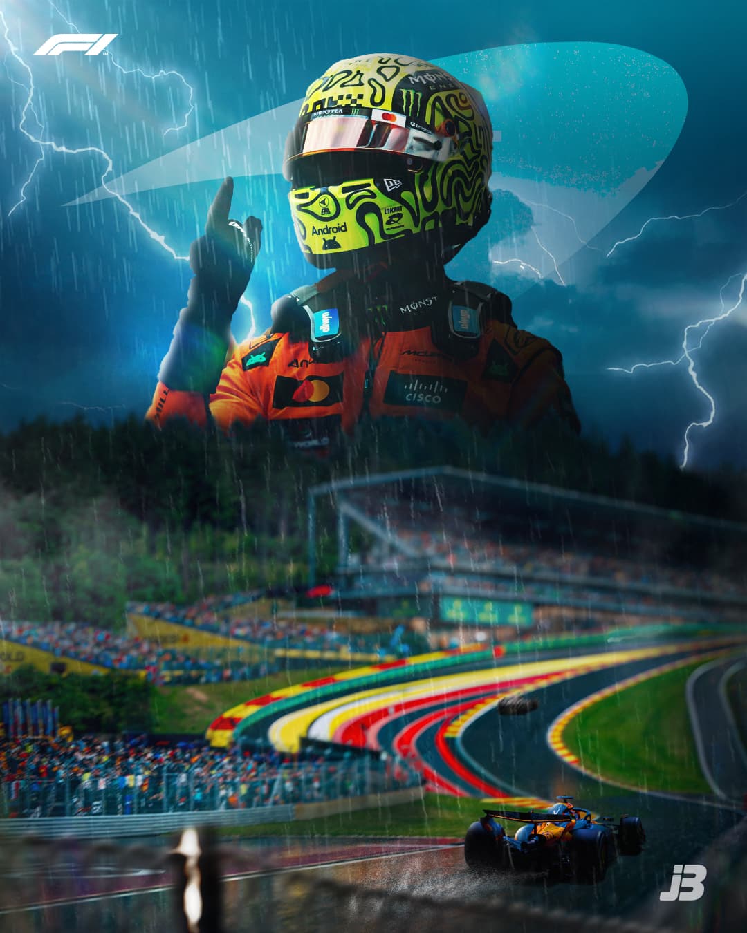 Belgium, Spa 2025 Lando Norris