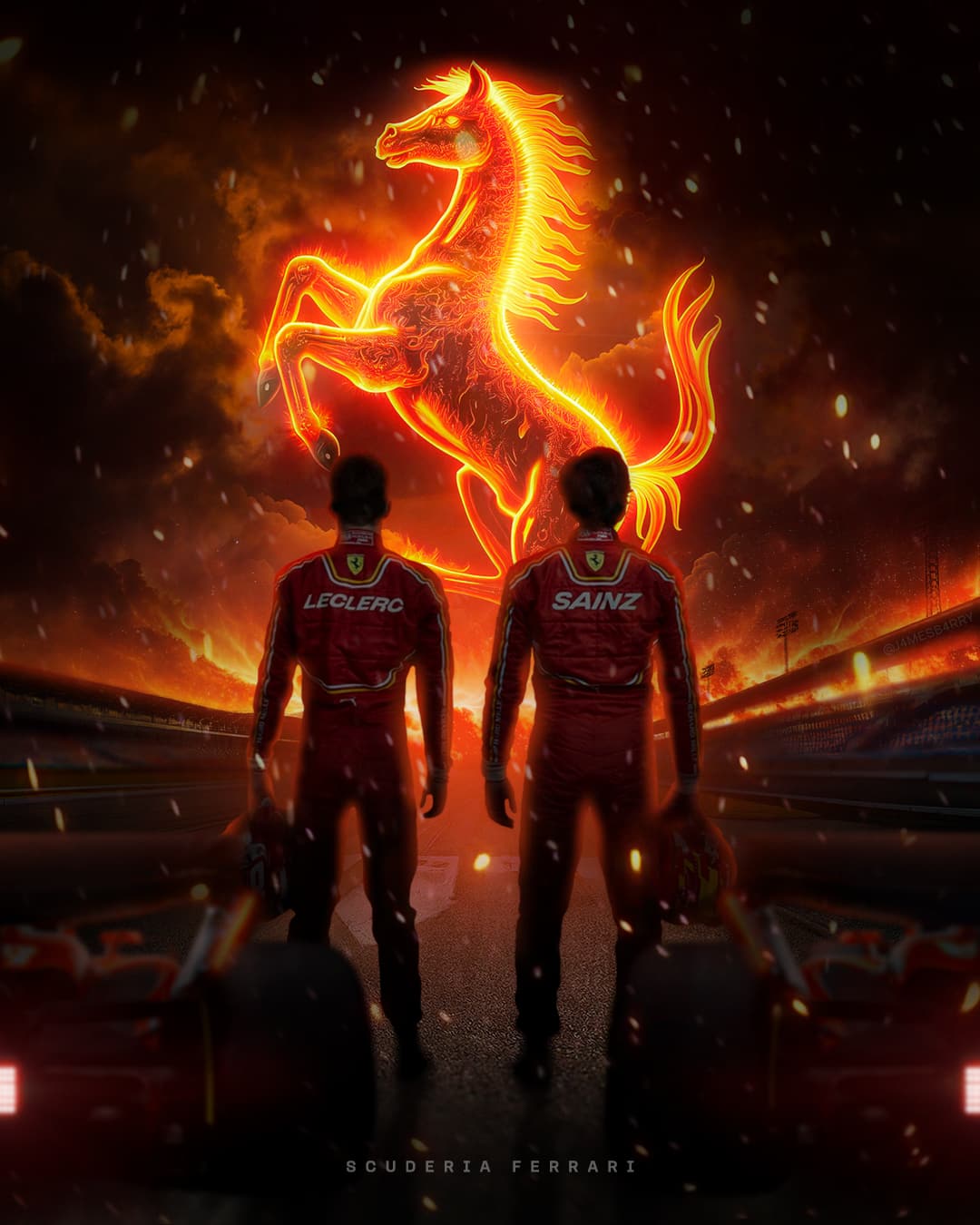 Charles & Carlos Scuderia Ferrari